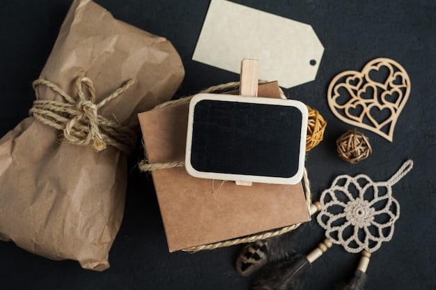 A flat lay photograph showcasing a designer shoe box, dust bag, and authenticity card, emphasizing the intricate details of official packaging.