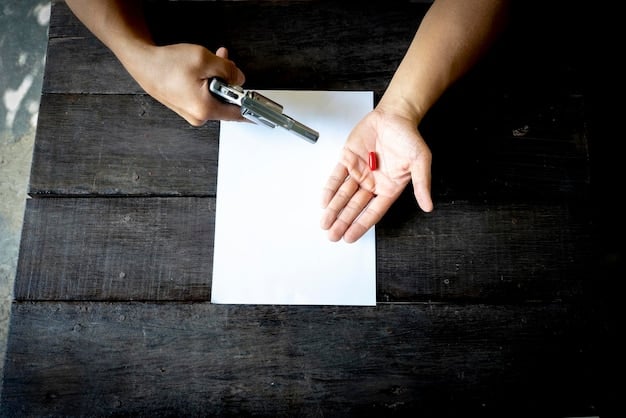 A close-up shot of a receipt with a hand pointing to the return policy section, highlighted.