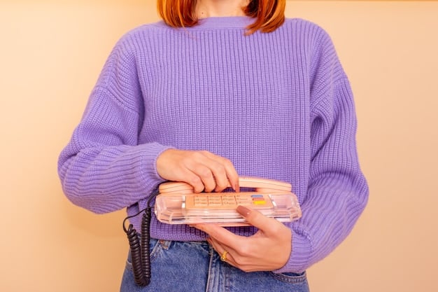 A person holding up a vintage-looking branded wallet, smiling, with a blurred background of an outlet store, symbolizing a successful rare find.